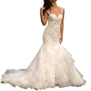 NEW EVE OF MILADY mermaid wedding dress in ivory